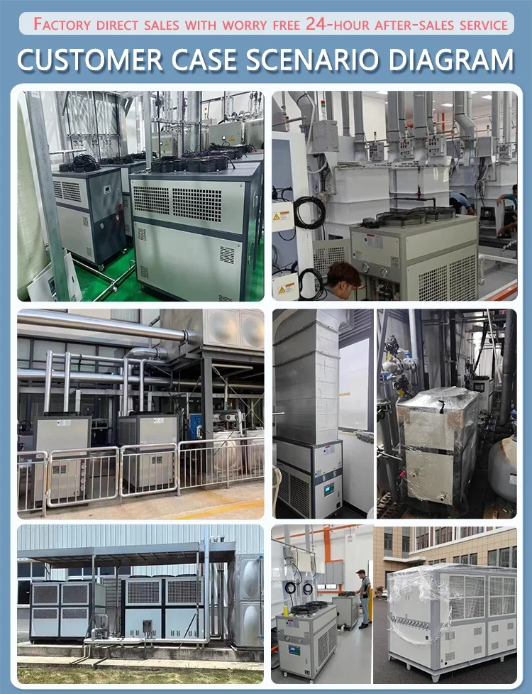 Industrial Water Chiller, 2HP/5HP, 380V, 20C, 80C - detail 16