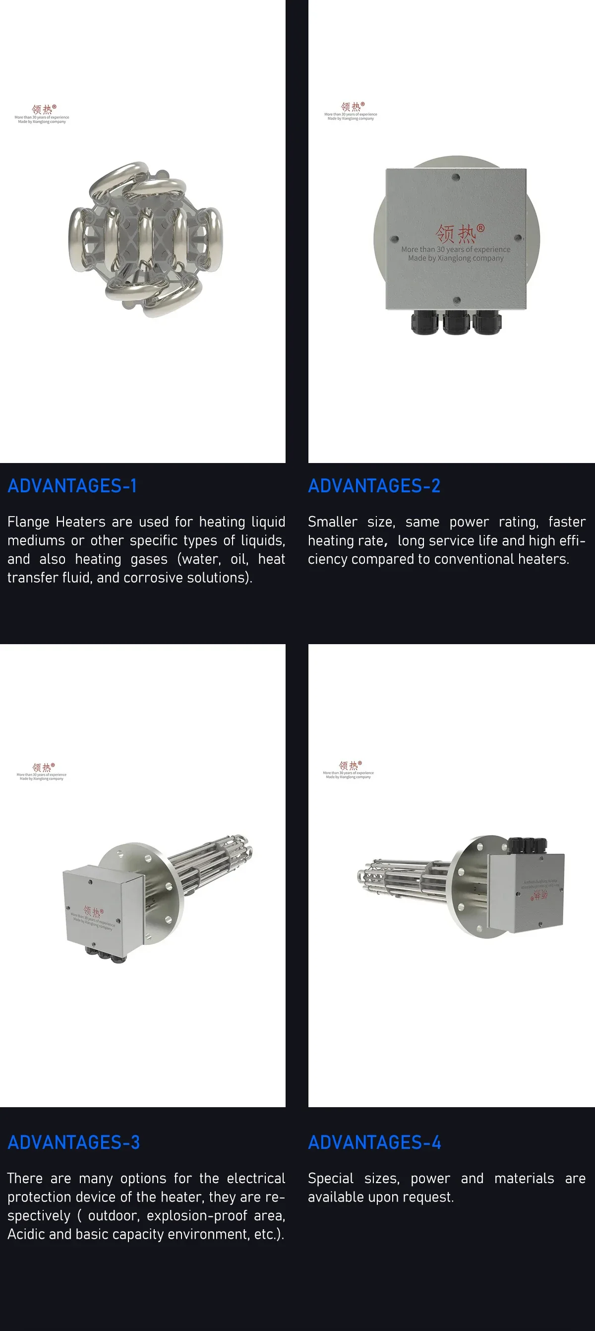 Tubular Tank Heater, DN100, 7.5kw - detail 8