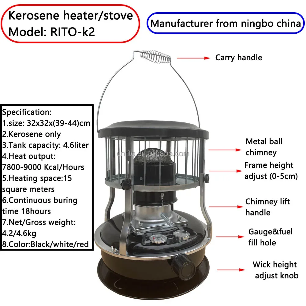 Kerosene Heater, Metal, RITO-K2 - detail 4