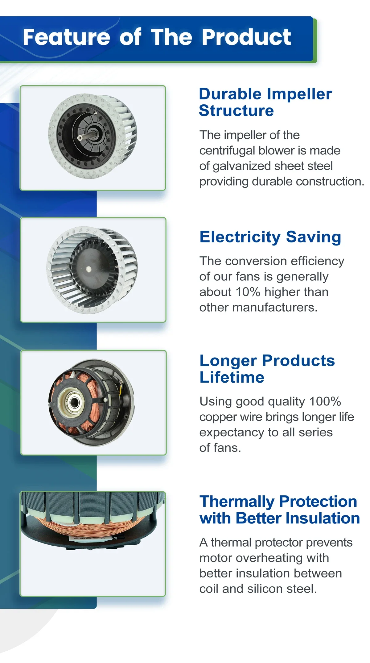 Crossflow Duct Fan, 160, Ceiling, Stainless, Steel - detail 4