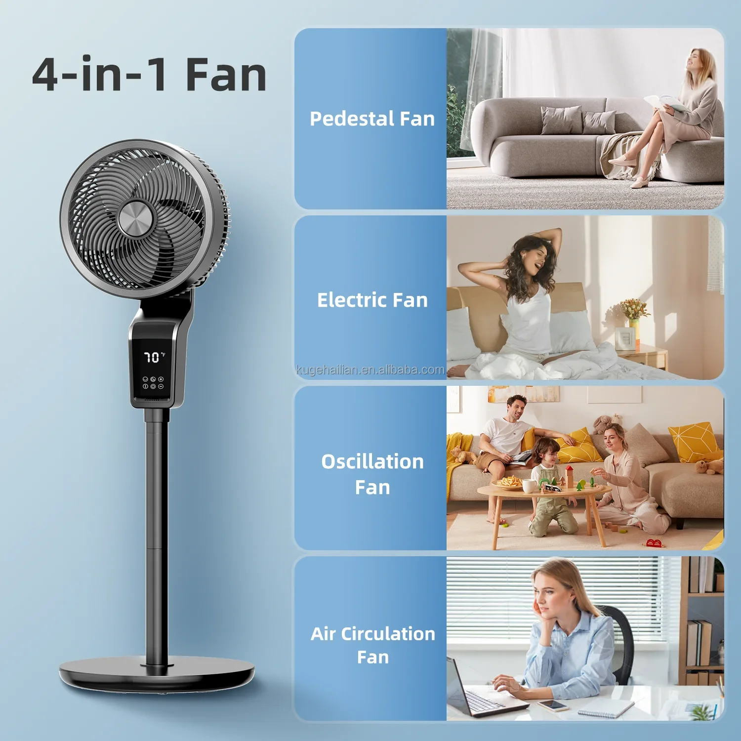 Electrical Circulation Fan, Electric Plug, 65 - detail 20