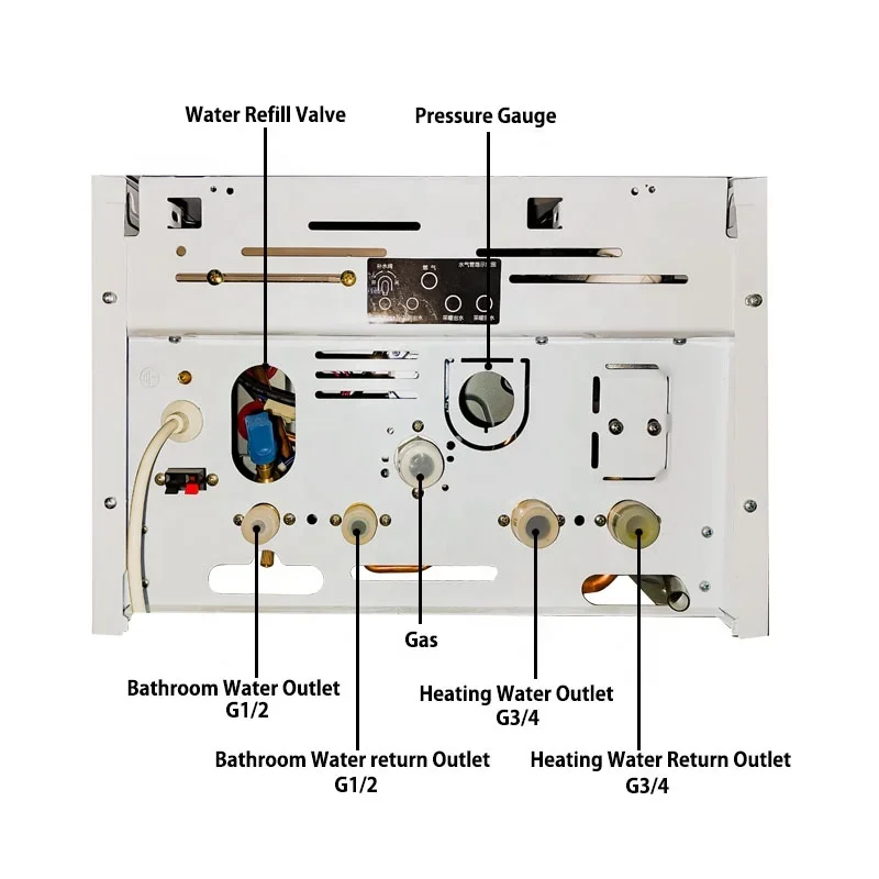 Combi Boiler, 24kw, Gas, Glass Panel - detail 10