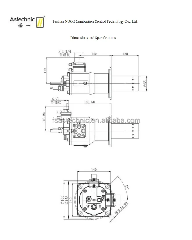 Mouth for Industrial Boiler, A-MO, Steel - detail 4