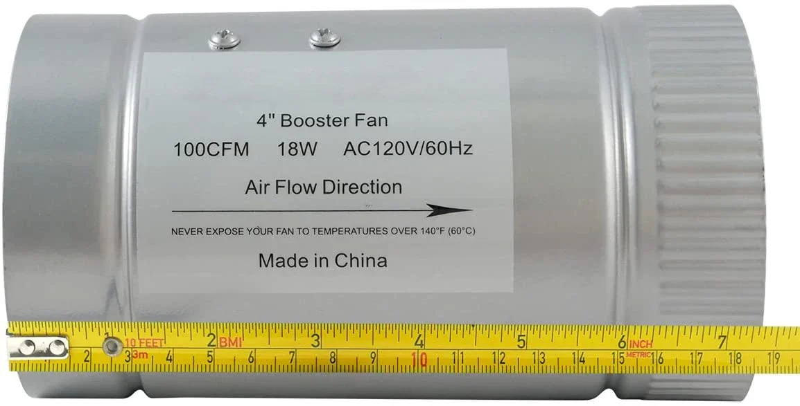 Exhaust Fan, 4", Inline, 100, CFM - detail 8