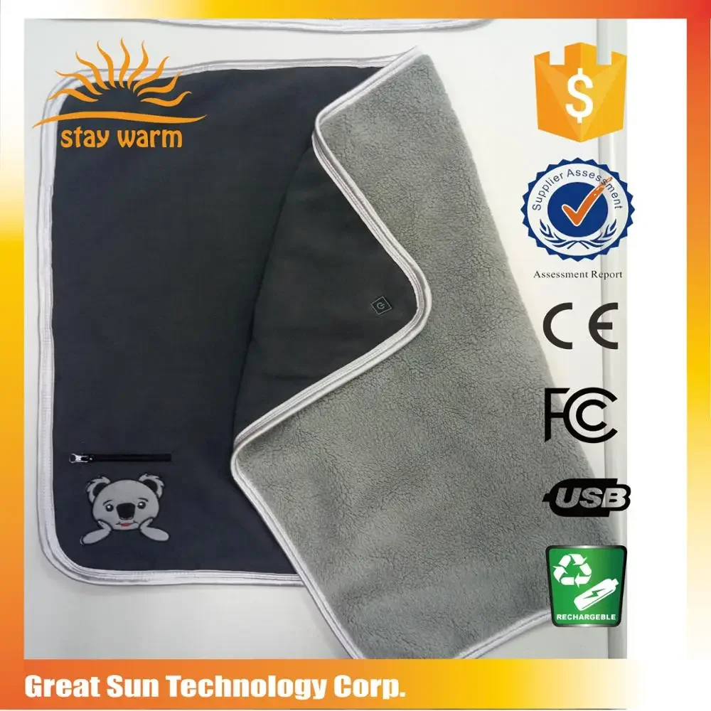 Electric Heated Shawl Blanket, Portable, 5V, USB - detail 6