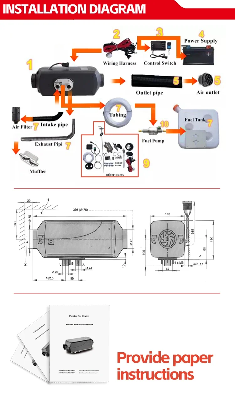 Air Parking Heater, 12V, 24V, 5KW - detail 8