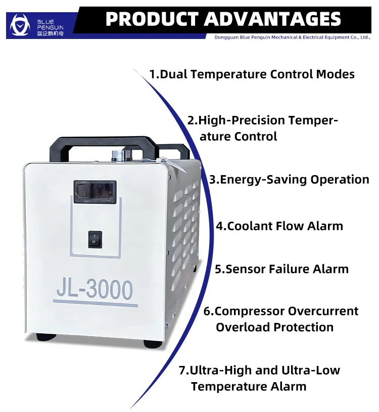 Co2 Laser Water Chiller, JL-3000, 80W-130W - detail 14