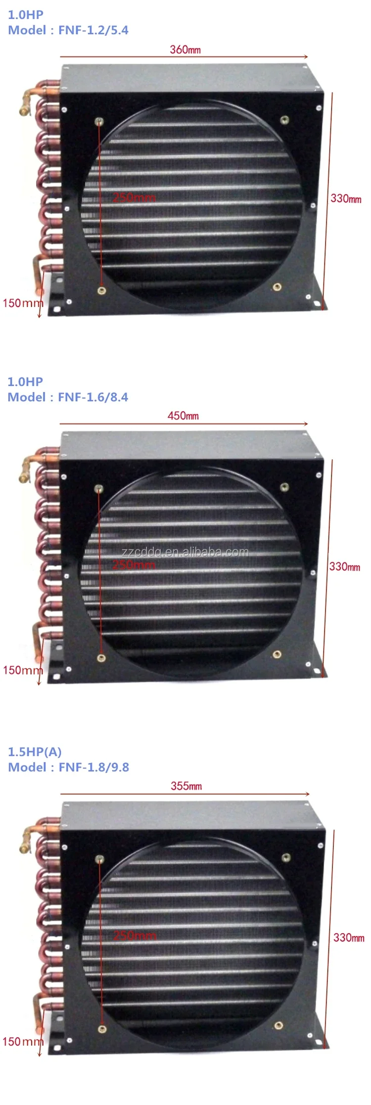 Condensing Unit, 1HP, FNF-1.2/5.4, Copper, Aluminum - detail 14