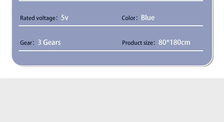 Portable Heating Electric Blanket, USB, others - detail 28