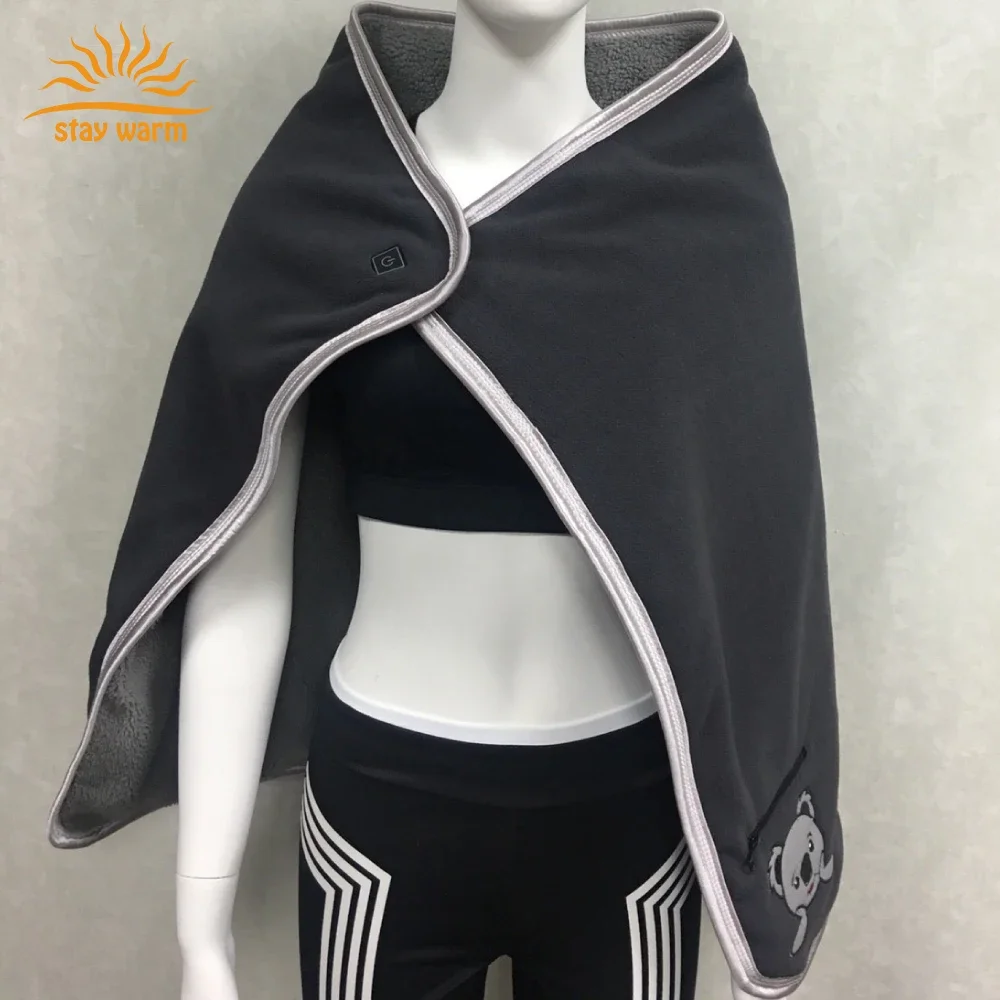 Electric Heated Shawl Blanket, Portable, 5V, USB - detail 16