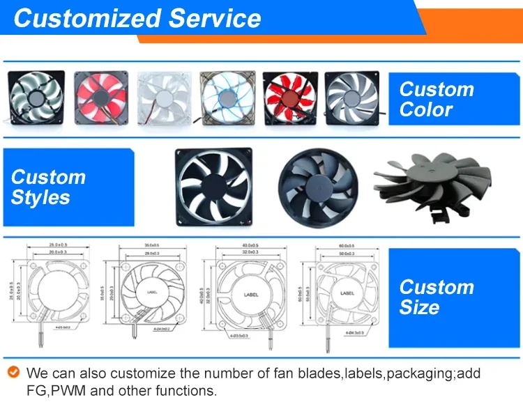 Durable Metal Axial Fan, 4CM, 22CM - detail 22