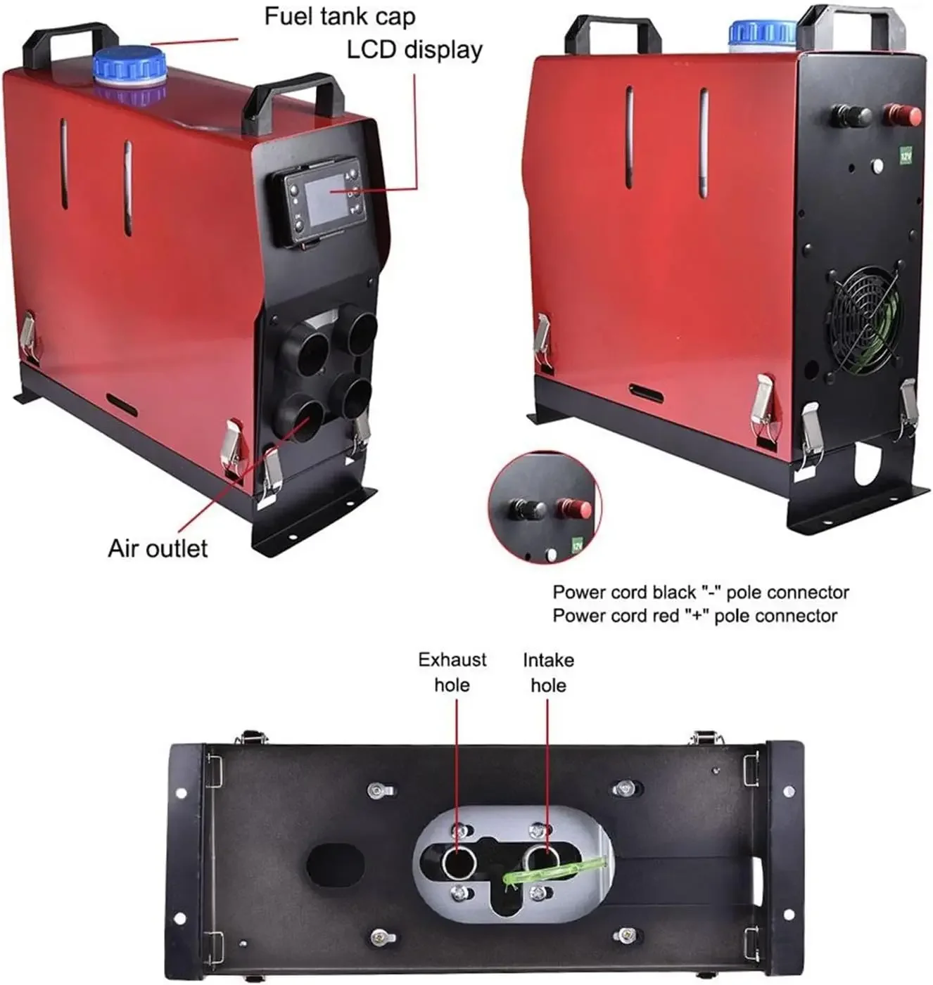 Portable Indoor Parking Heater, 5KW, LCD - detail 2