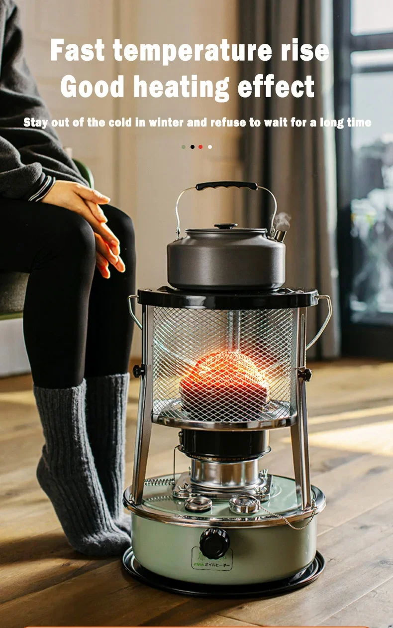 Steel Kerosene Heater, Portable, Stainless, 7800-8900kcal/hour - detail 14