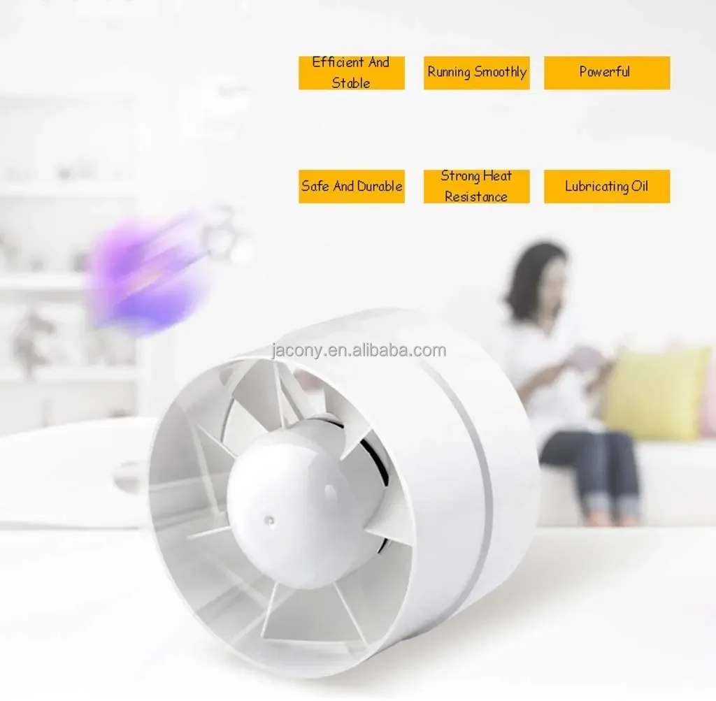 Inline Duct Fan, 110v, 60hz, 100, 120 - detail 8