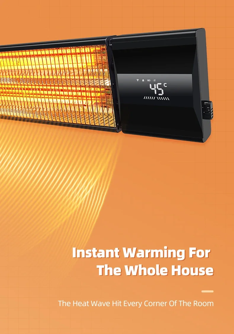 Body-sensing Radiant Heater, Ceiling, 3200W - detail 6