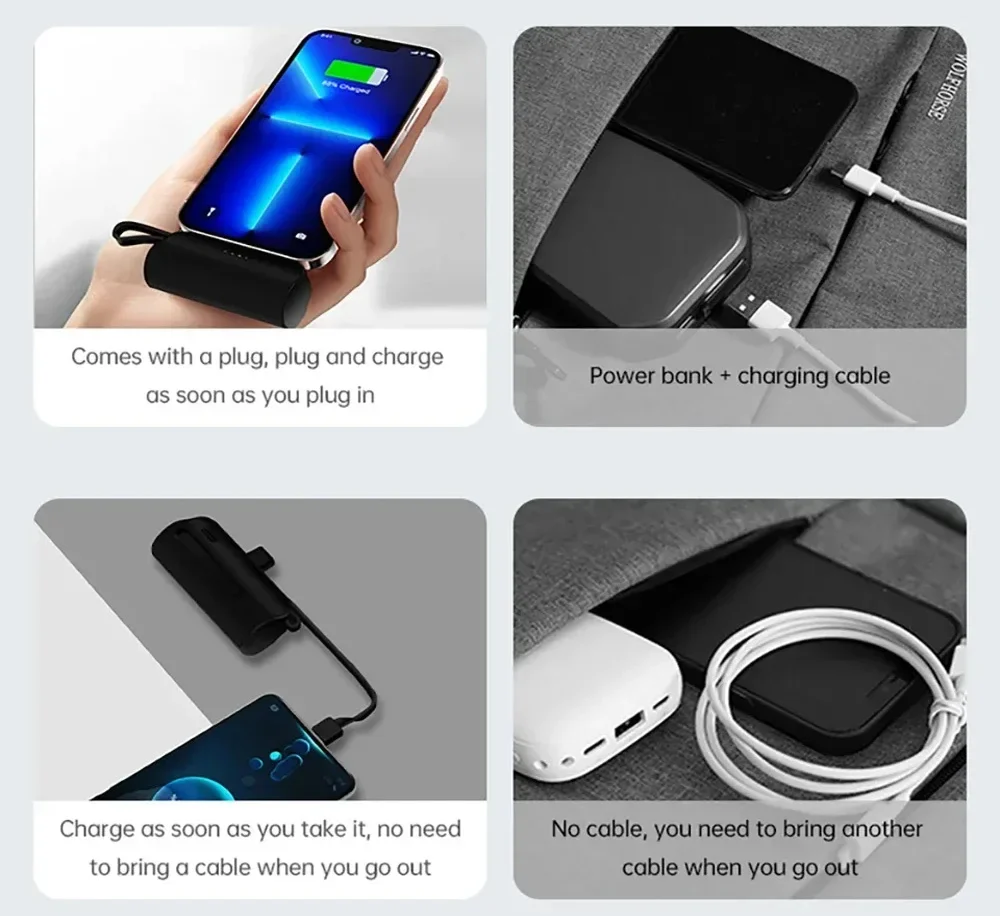 Hand Warmer, 10000mAh, Portable, 22.5W, LED - detail 6