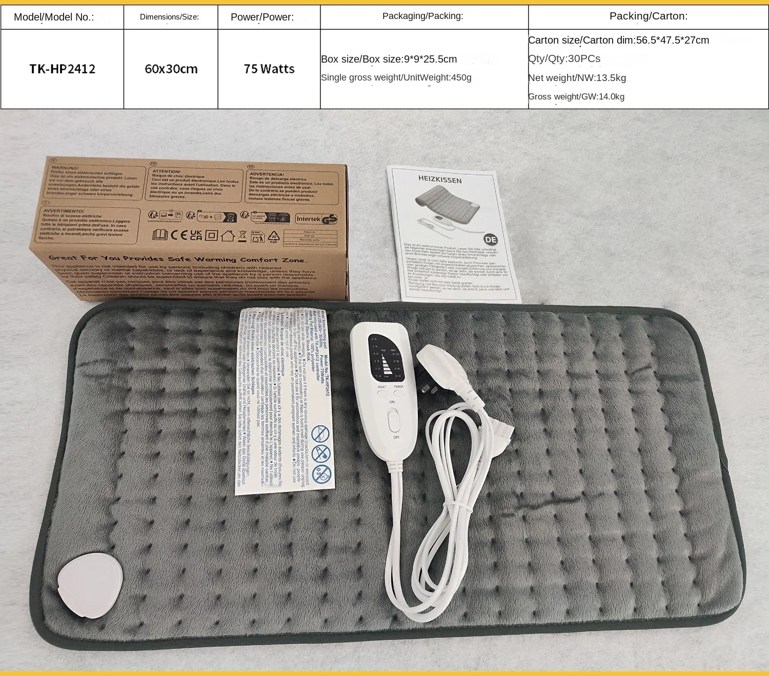 Explosions Usb Electric Blanket, 75, Polyester - detail 24