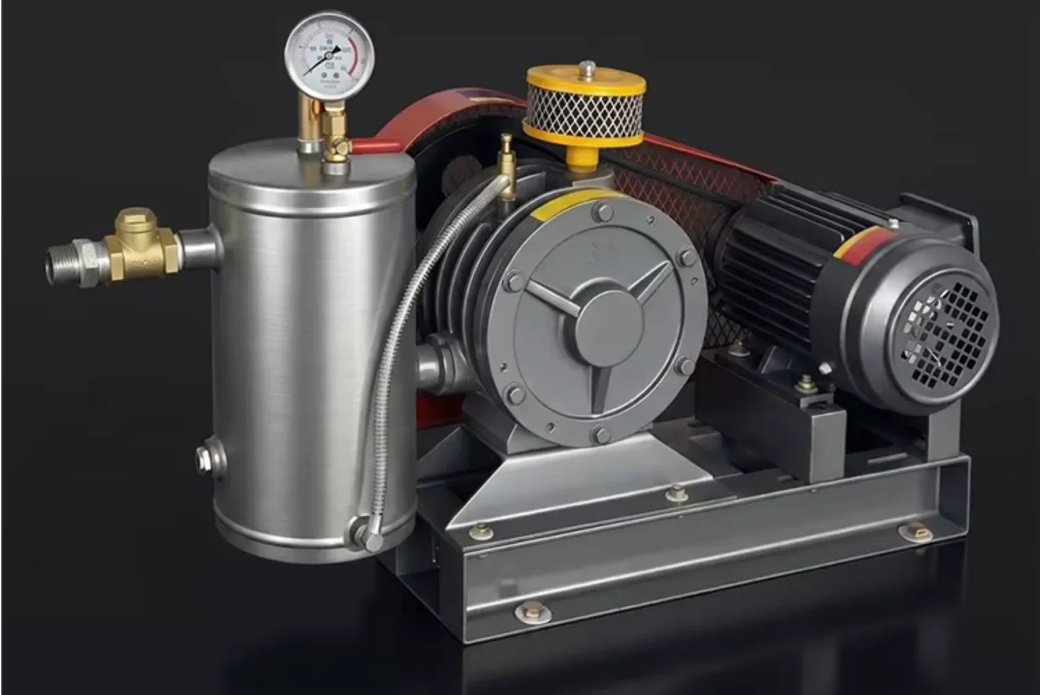 Roots Blower, HC-501S, 1.32m3, Electric - detail 2