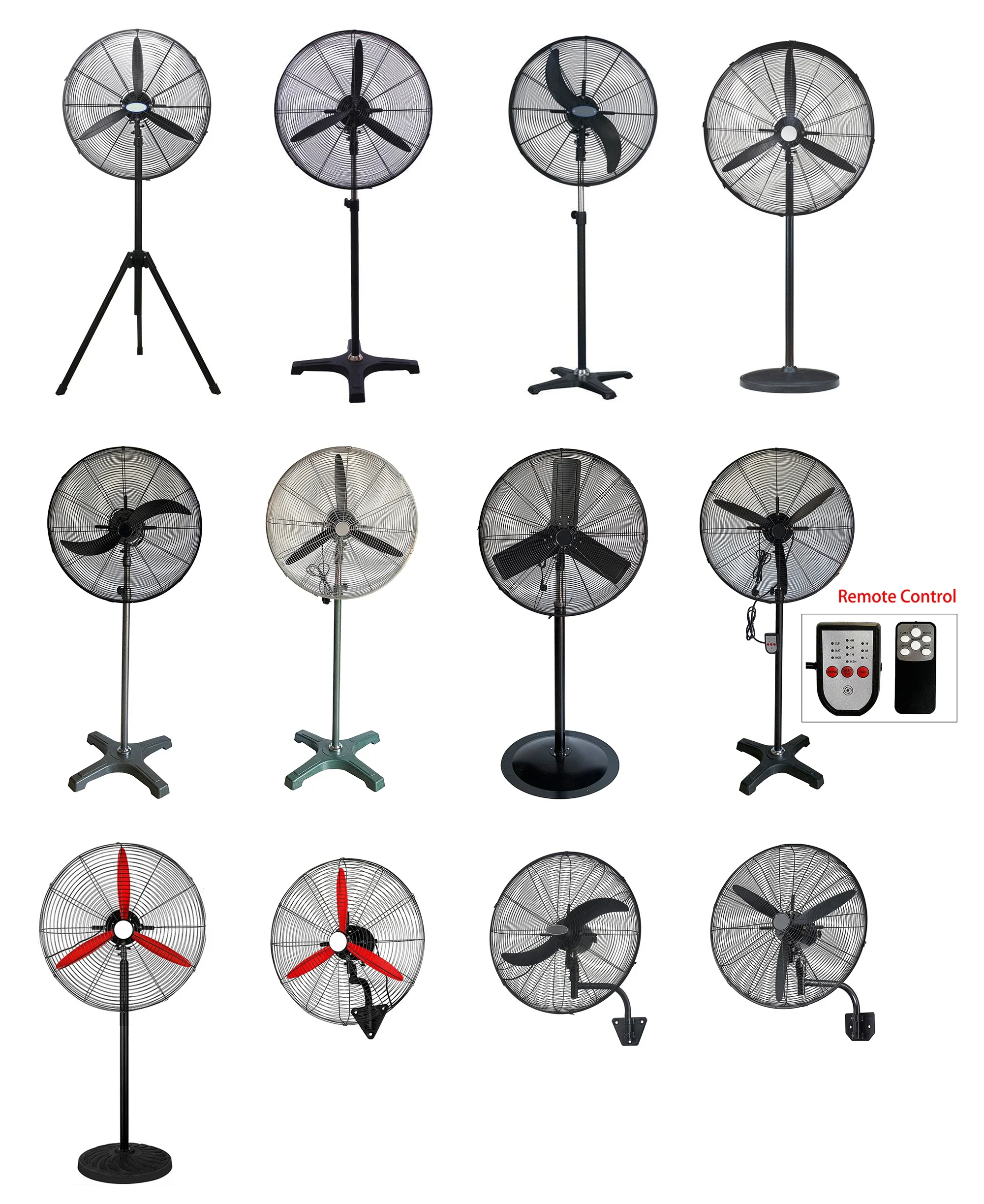 Wall Mount Oscillating Fan, Electric Power - detail 14