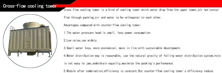 Flow Cooling Tower, 100T, 380v, 4.0KW(5.36hp) - detail 2