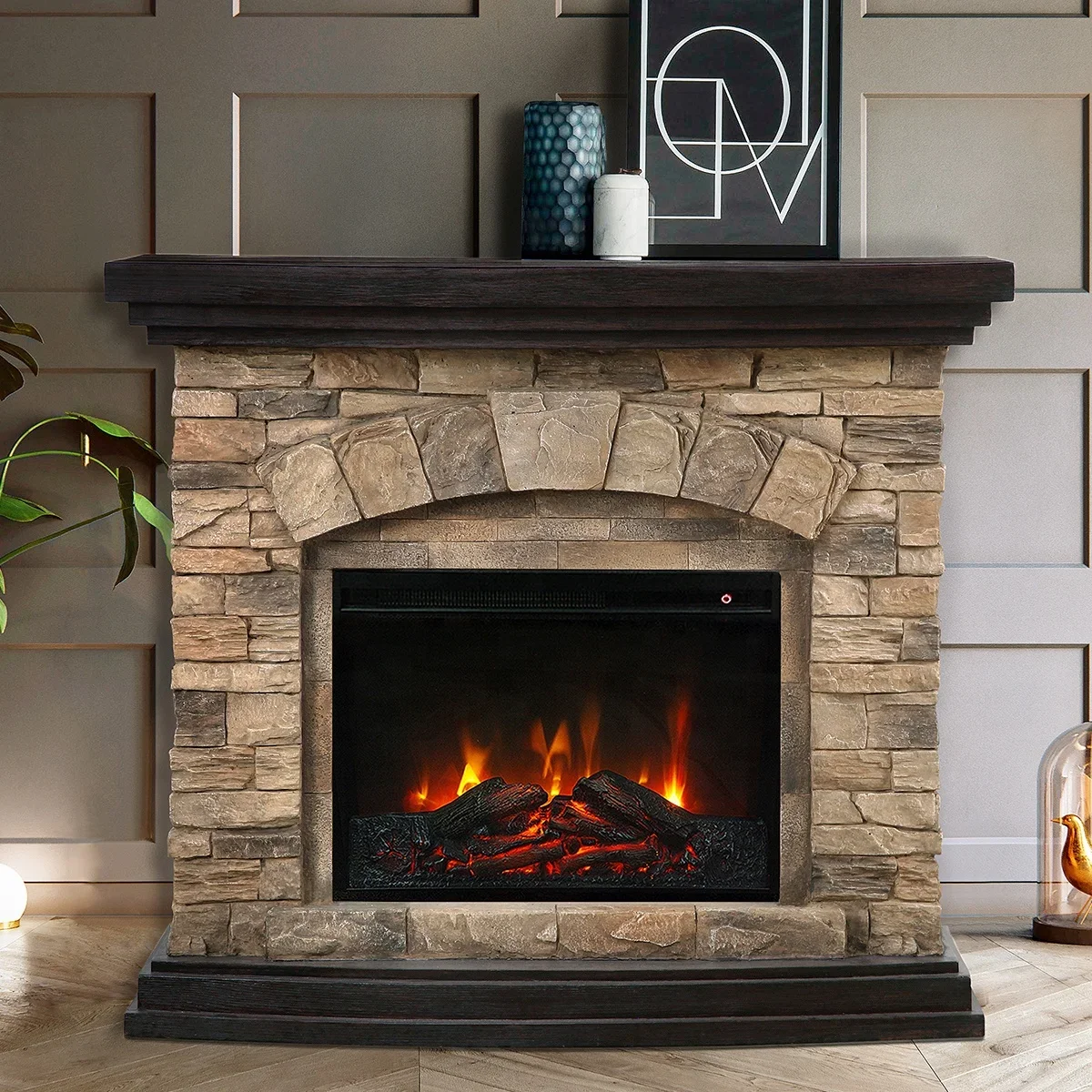 Flame Water Vapor Fireplace, 3D, 120V, 1500W - detail 4