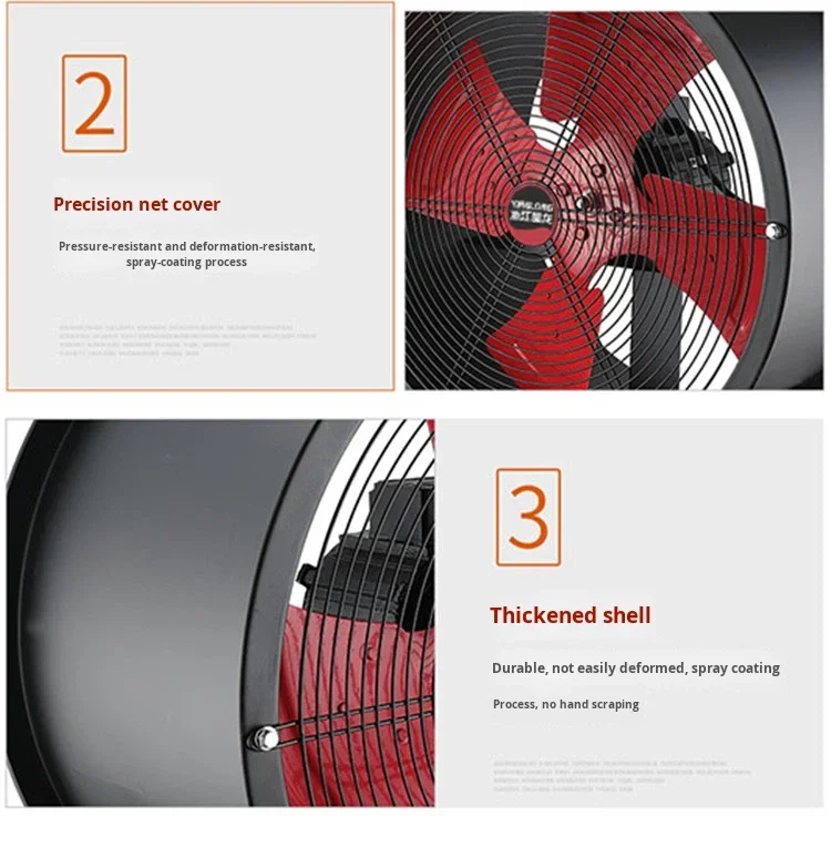 Series Industrial Axial Ventilator, 300mm, 800mm, HVAC - detail 38