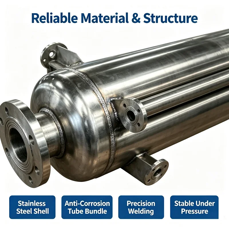 Stainless Spiral Wound Tube Heat Exchanger, 350C, Customisable - detail 6
