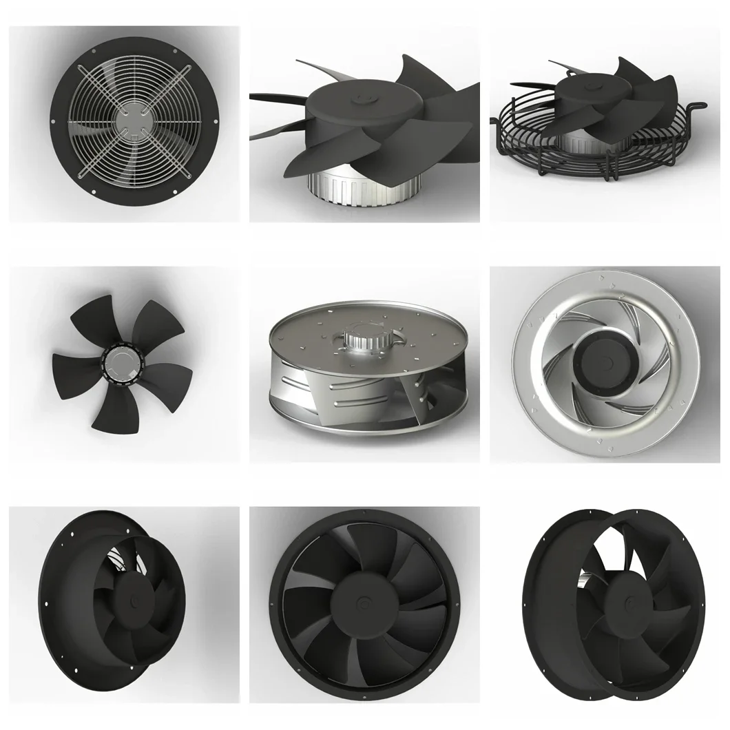 Axial Exhaust Flow Fan, 200mm-450mm, Waterproof, 24V, 48V - detail 18