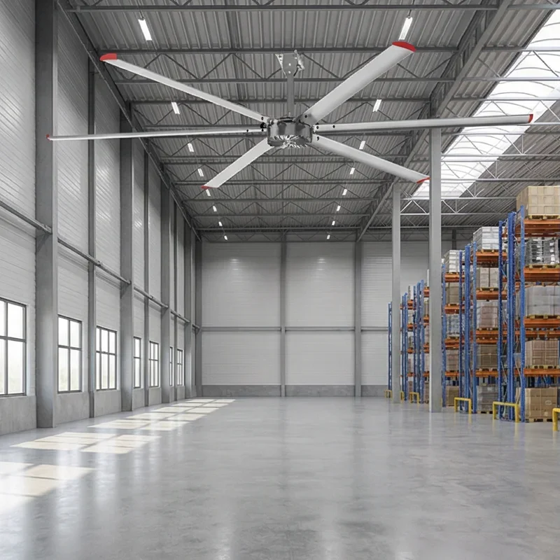 Axial Hvls Ceiling Fan, 18.0Ft, 3p 440v, Electric - detail 6