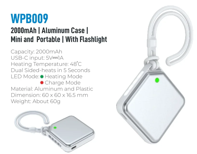 Foot Hand Warmers, 2000mah, LED - detail 4