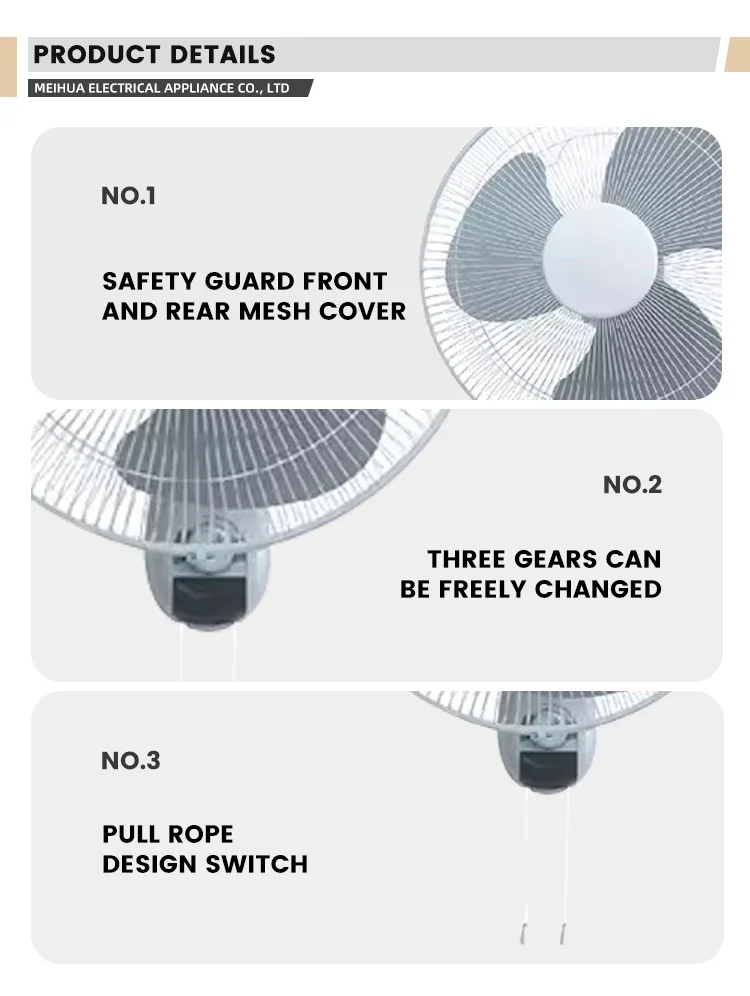 Fan, 16''wall, Wall - detail 10