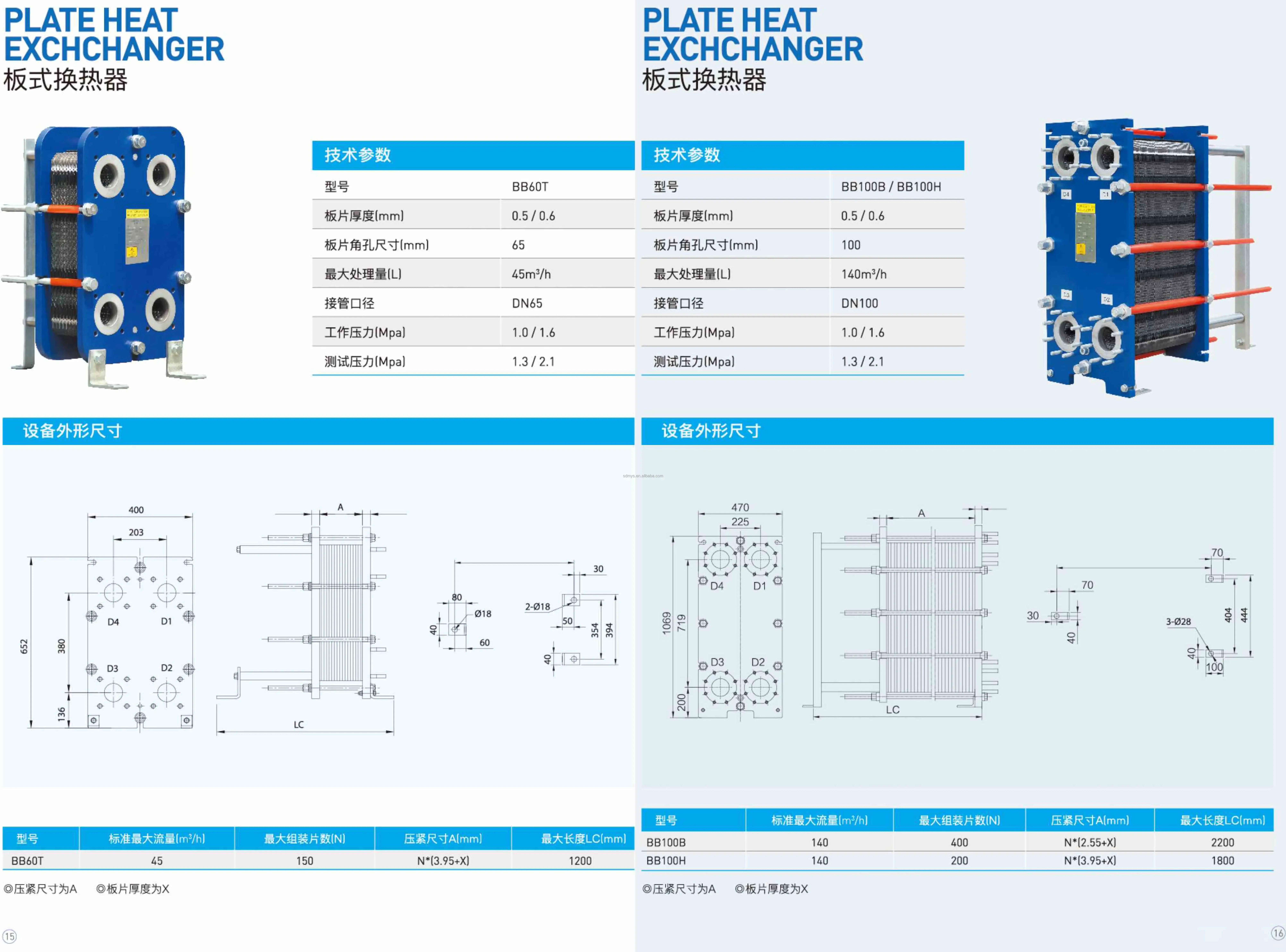 Plate Heat Exchanger, SS316L, AC380V - detail 16