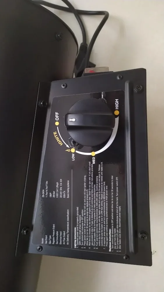 Gas Heater, 40000Btu, Portable, LPG - detail 6