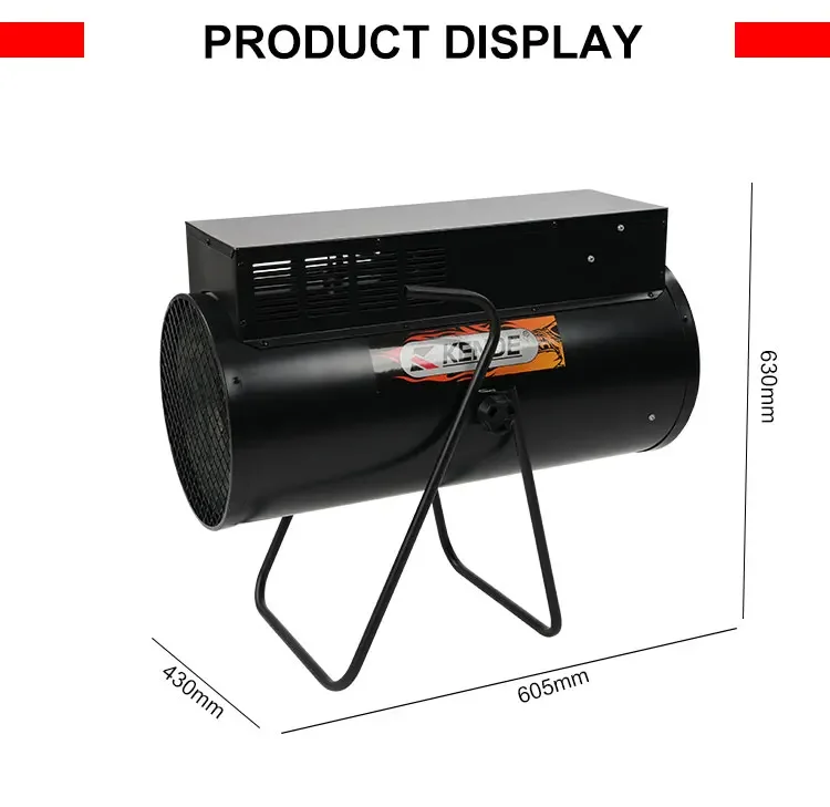 Straight Tubular Thermal Heater, KENDE, 380V-400V 50Hz, 360m³ - detail 4