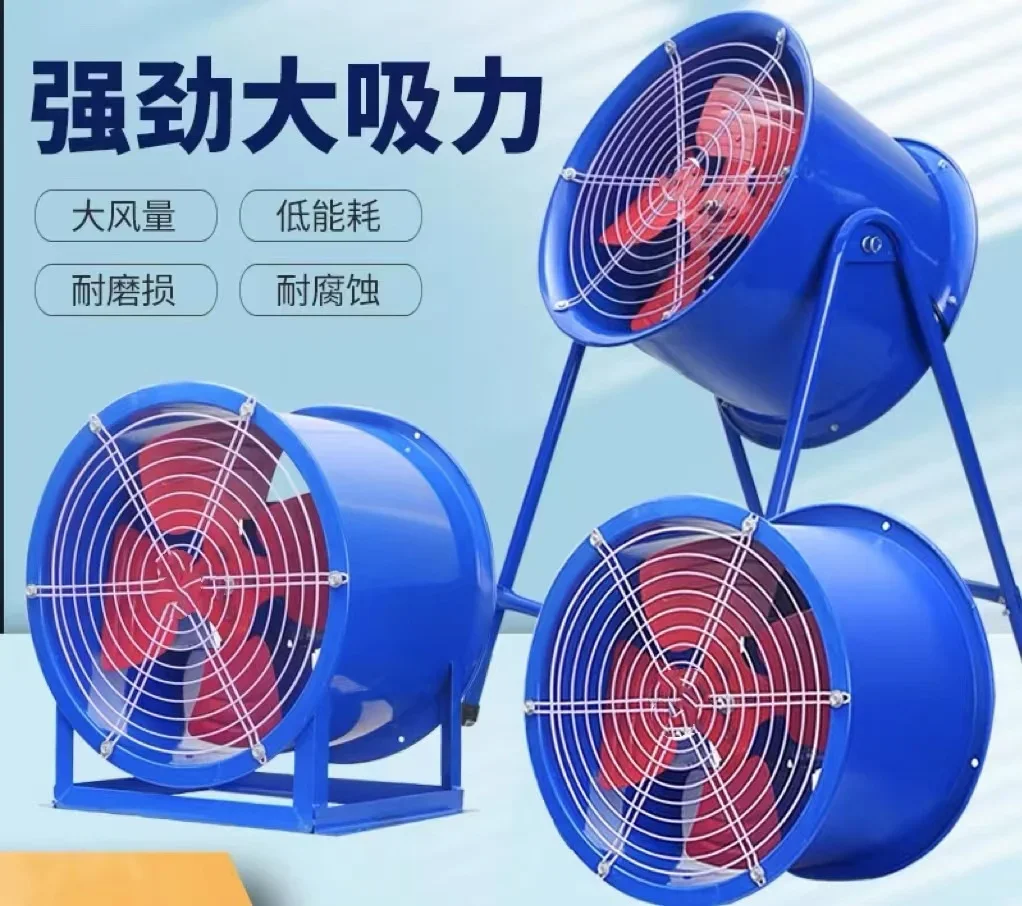 Iron Axial Duct Fan, Cast, Wall - detail 8