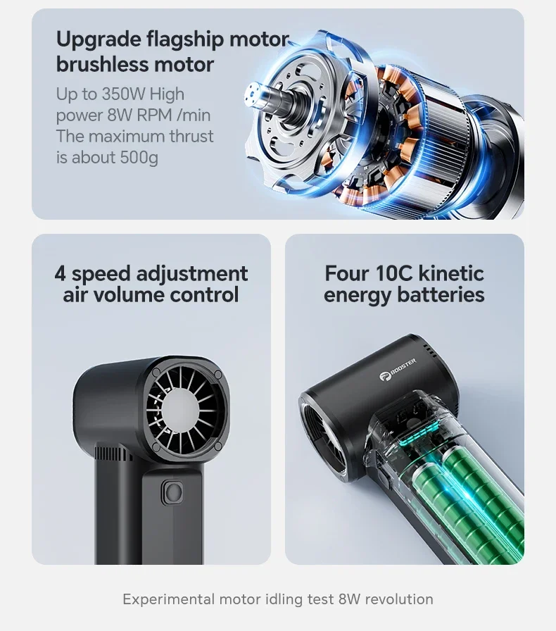Speed Turbine Violent Fan, Battery, TF40A1 - detail 24
