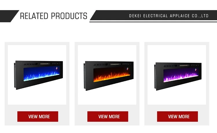 Electric Fireplace, 50", Wall - detail 20