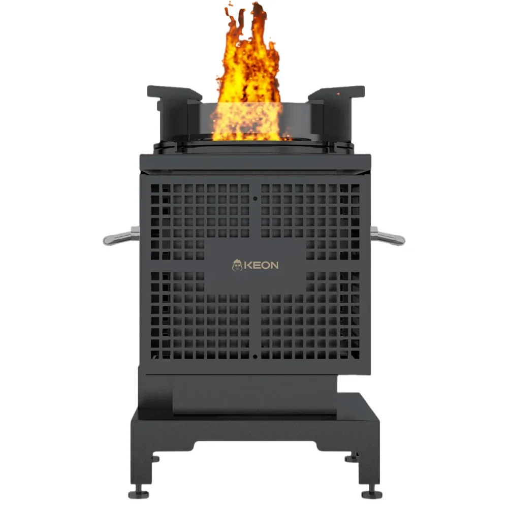 Outdoor Wood Pellet Stove, KEON, Portable, Stainless, Steel - detail 10