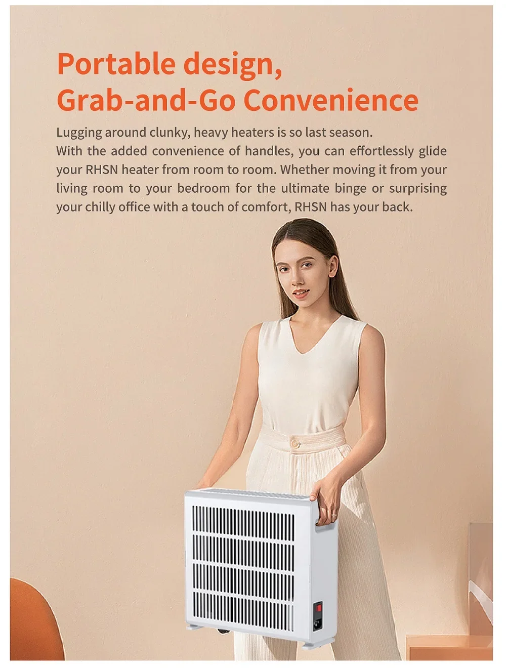 Smart Far Infrared Heater, 1000W, 220V - detail 14