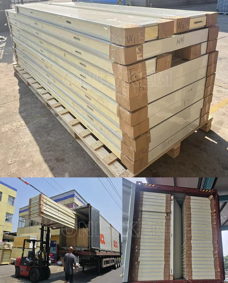 Walk-in Cooler, PIR, Rock Wool, PU Sandwich Panel - detail 18