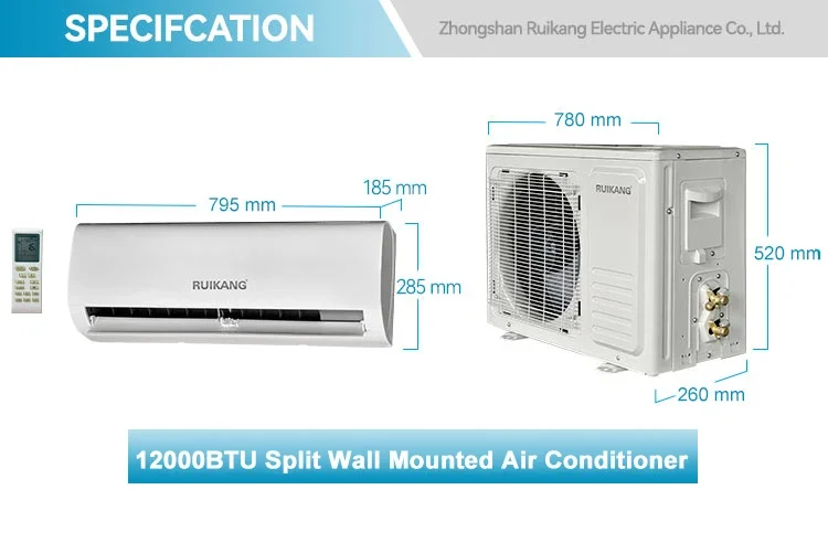 Split Air Conditioner, Wall, 220-240V, 12000 - detail 6