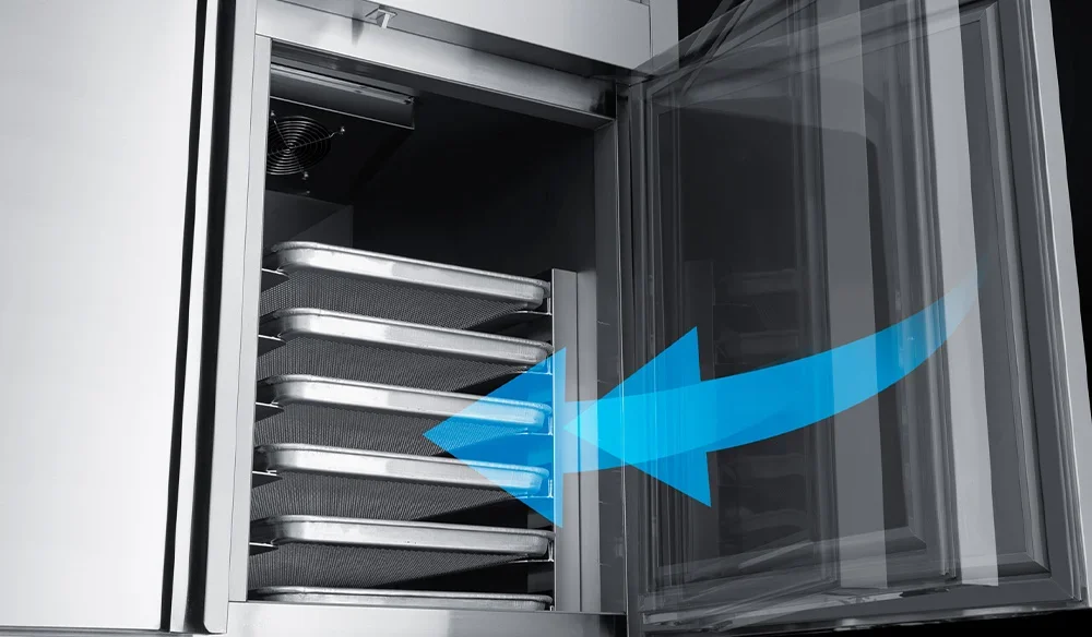 Blast Freezer, 5-Tray, 45°, Stainless, Steel - detail 32