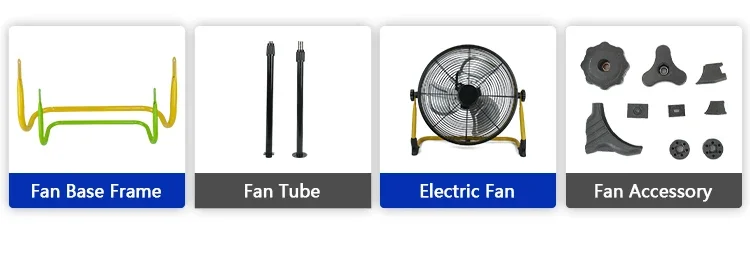 Production Triangular Aluminum Fan, Aluminum Alloy - detail 14
