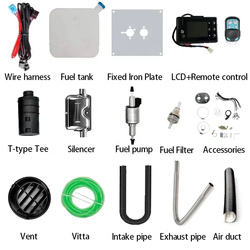 Diesel Heater, 12V, 24V, 220V, 5KW - detail 70