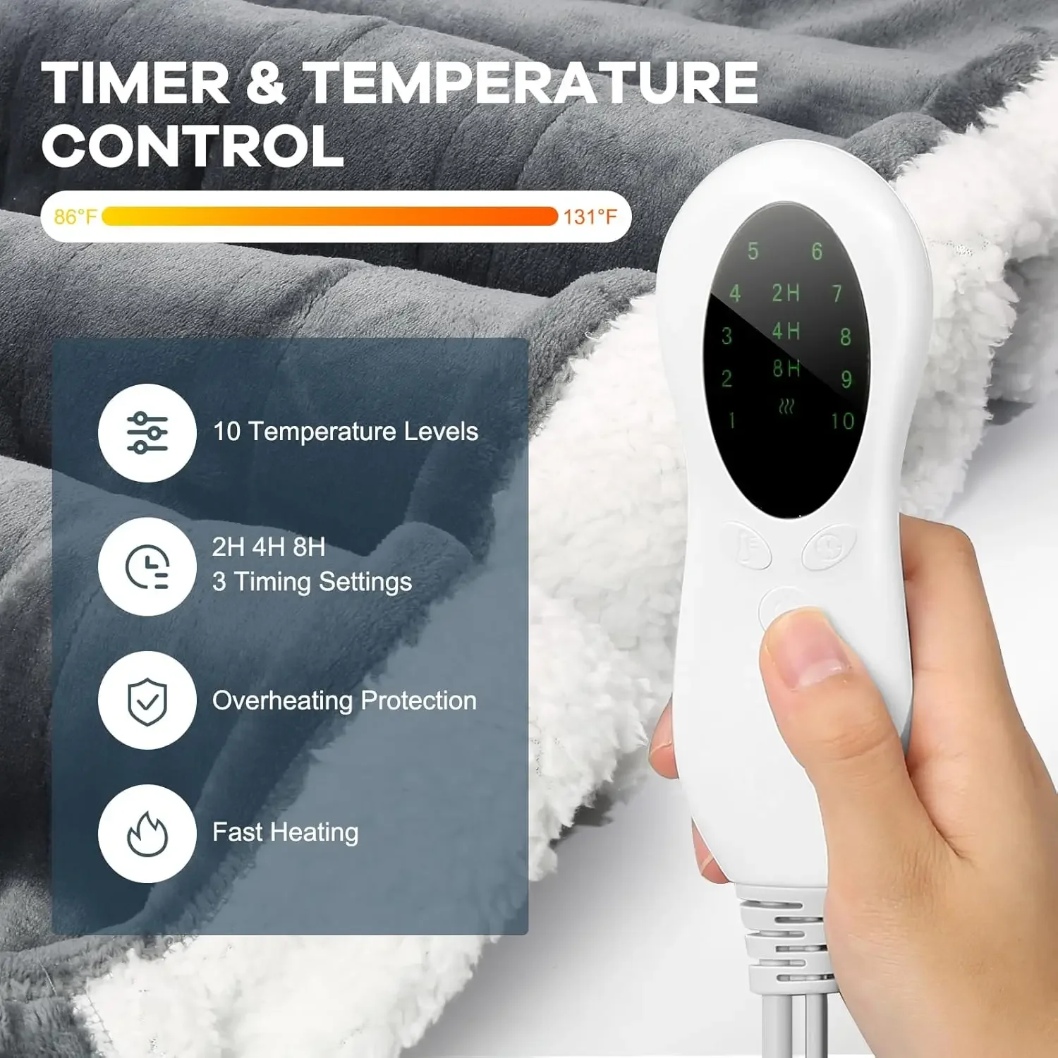 Custom Portable Fast Heater, AC220V, Flannel - detail 8