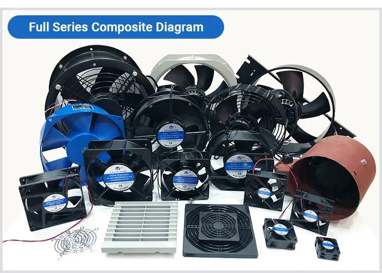 Evaporative Air Cooler, 350mm, Axial, YWF4E/4D, Copper - detail 16