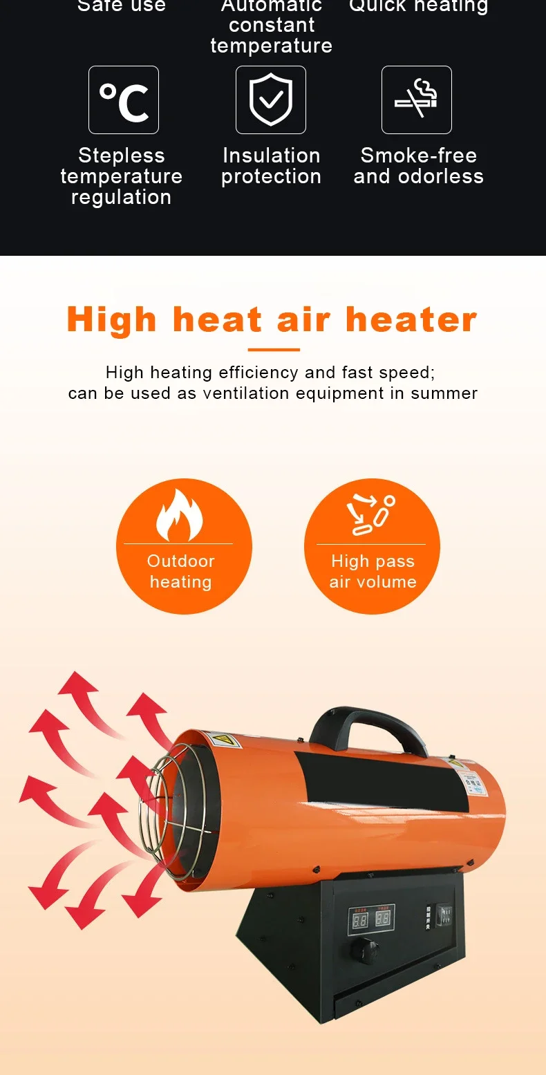 Gas Heater, Portable, 220V, 50HZ - detail 4