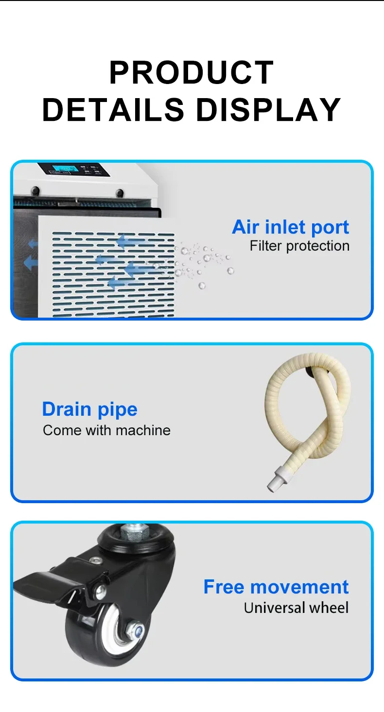 Portable Air Conditioner, 2000W, 220V, 800m³/h - detail 16
