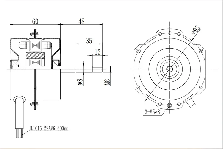 Cross Flow Fan, 30W, Tangential - detail 4
