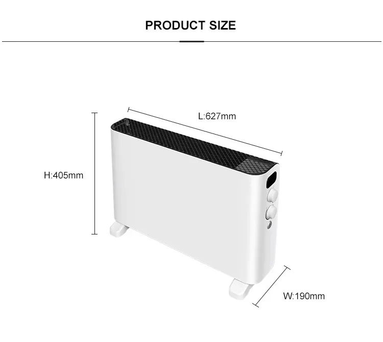 Convector Heater, 2000W, Wall - detail 4